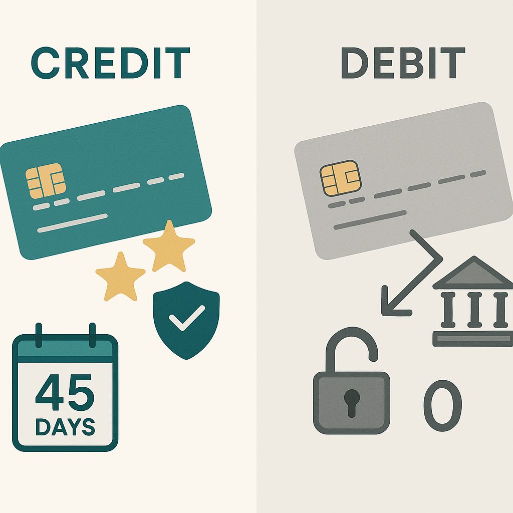 Credit Card vs. Debit Card — Which Should You Actually Be Using?