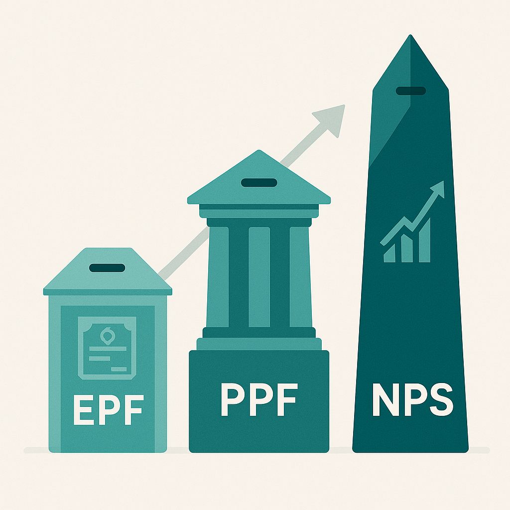 EPF, PPF, and NPS — What They Are and Why Every Indian Should Understand Them